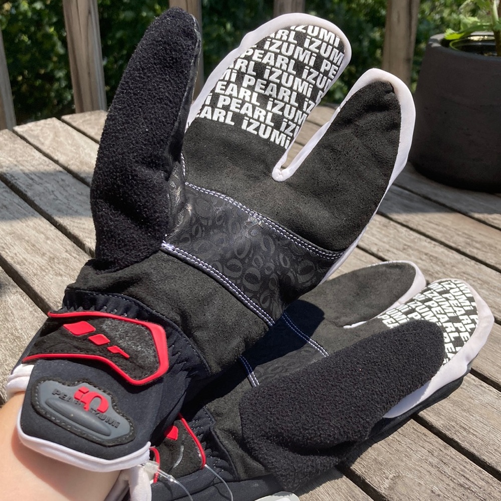 Pearl iZumi PRO Softshell Lobster Gloves with wind/water protection, Adult XS